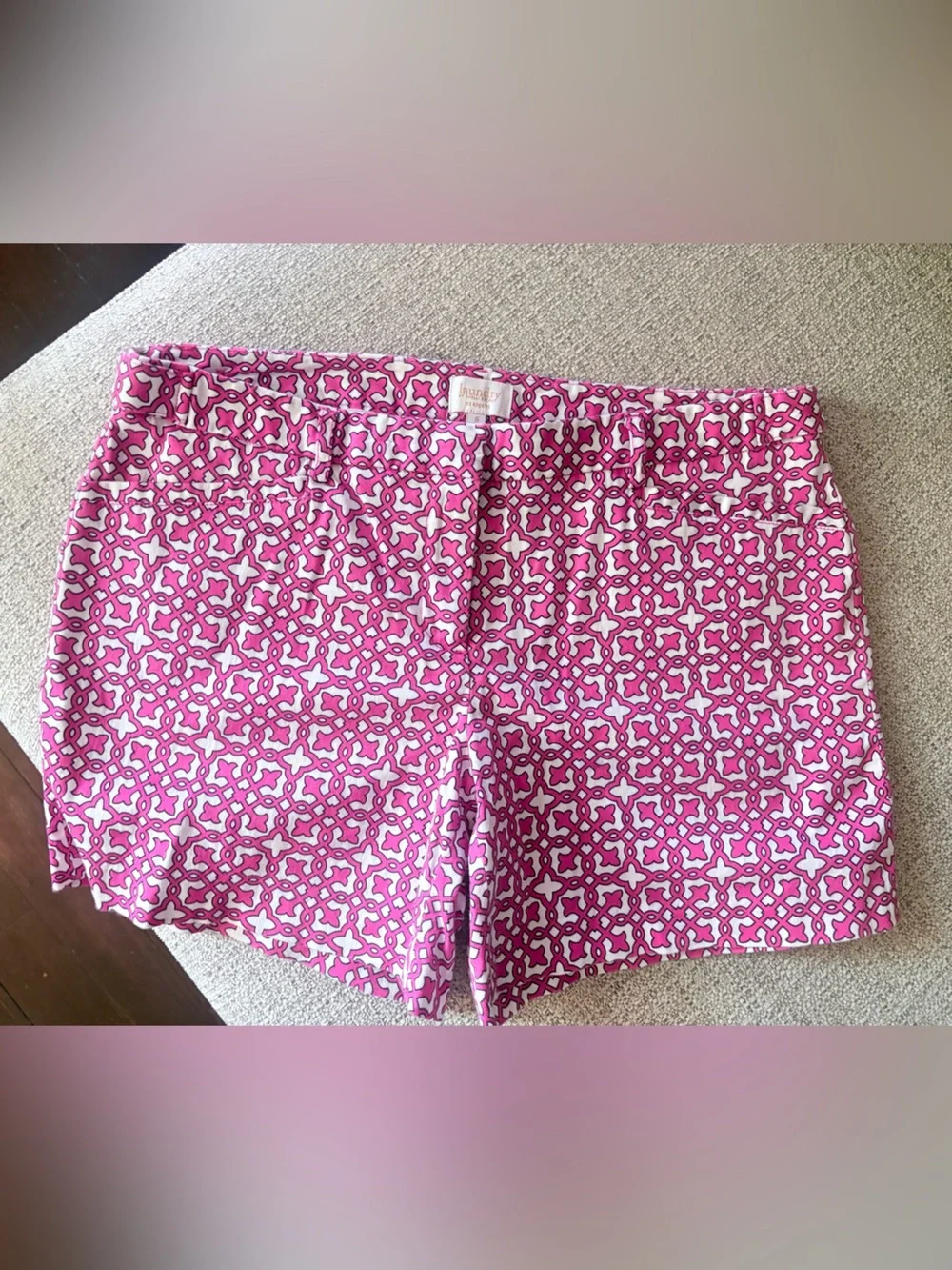 Laundry By Shelli Segal Geometric Print Shorts
